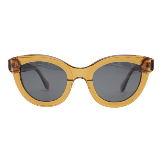 Amber cat-eye sunglasses